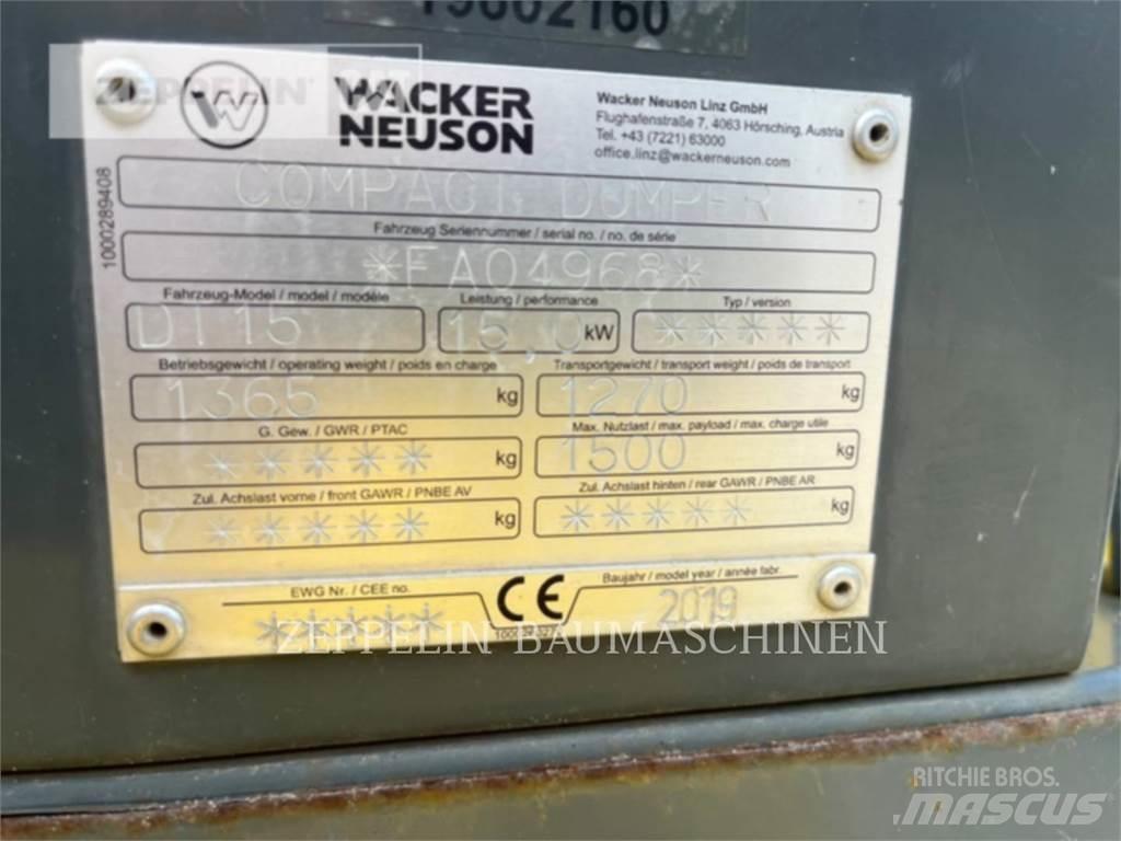 Wacker DT15 Kloubové dempry