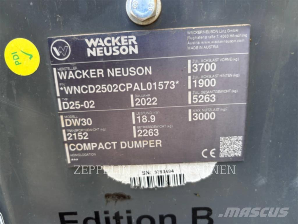 Wacker DW30 Kloubové dempry