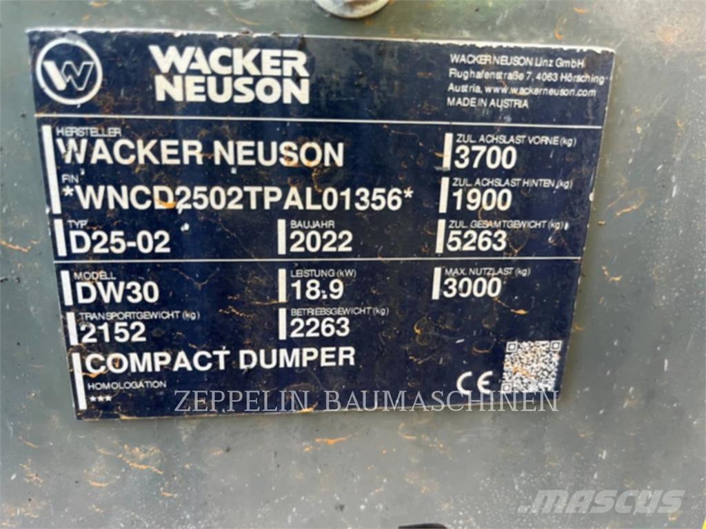 Wacker DW30 Kloubové dempry