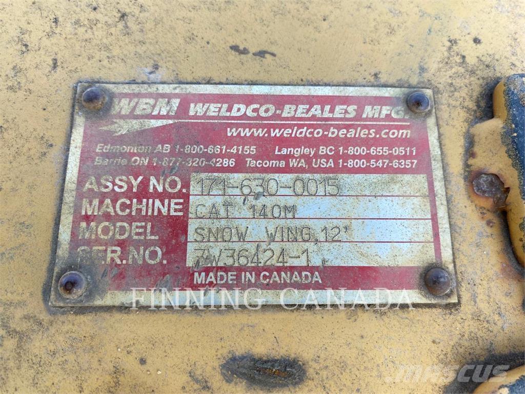 Weldco Beales 140M Sněhové frézy