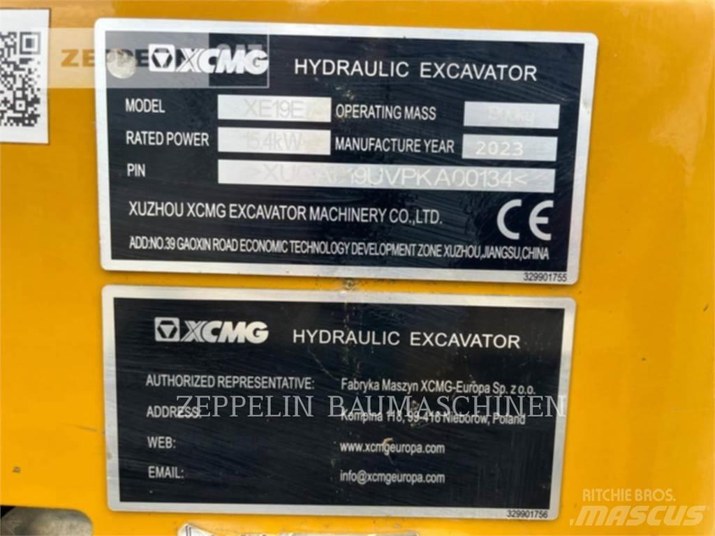  XUZOU XE19E Pásová rýpadla