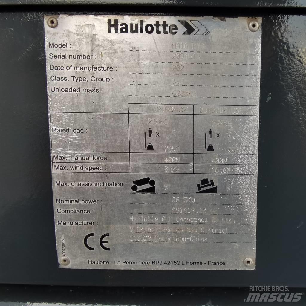 Haulotte HA16RTJ Kloubové plošiny