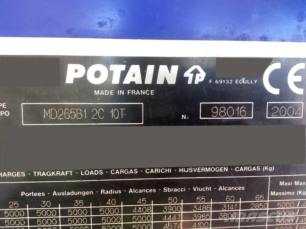 Potain MD265B1-J10 Stavební jeřáby