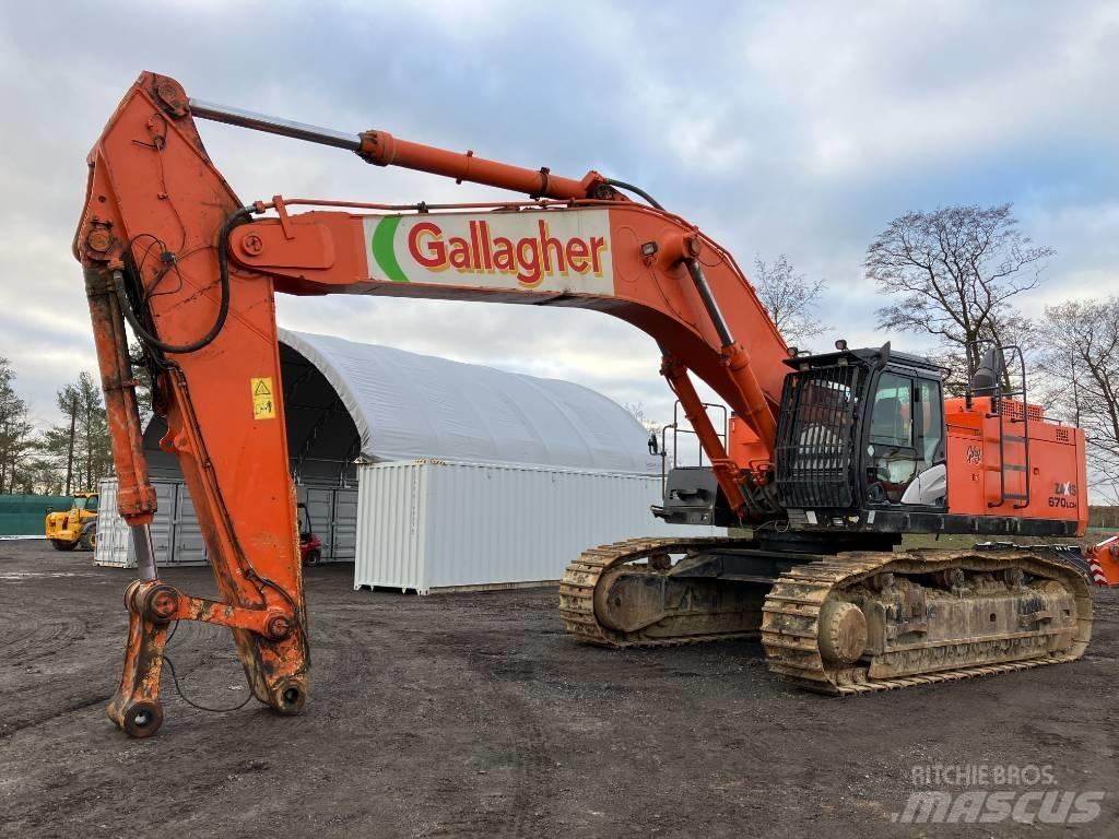 Hitachi ZX670LCH-5B Pásová rýpadla