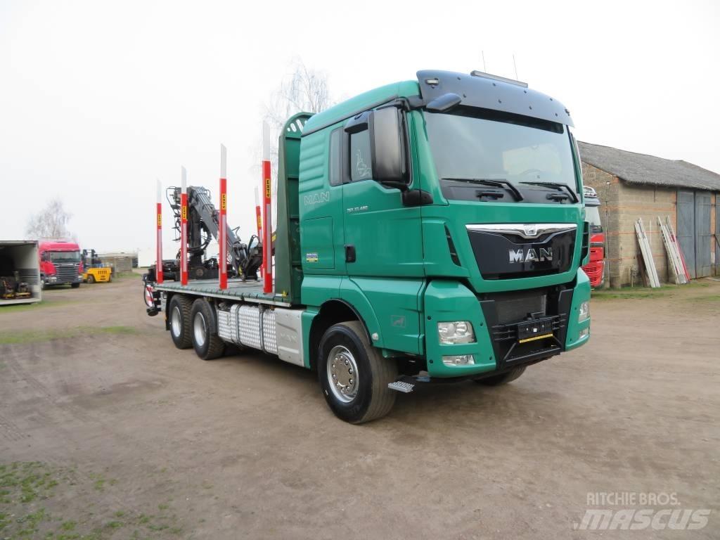 MAN TGX 33.480 Vozy na přepravu kmenů