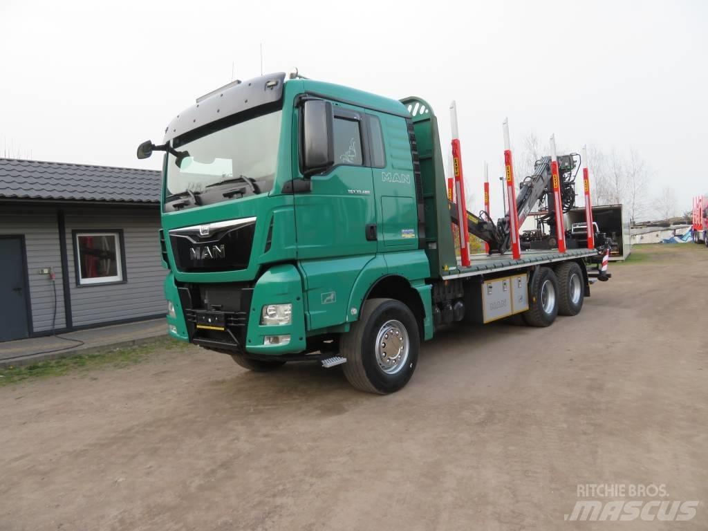MAN TGX 33.480 Vozy na přepravu kmenů