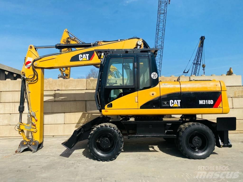 CAT M 318 D Kolová rýpadla