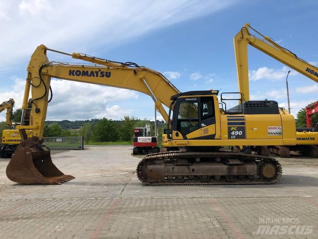 Komatsu PC490LC-10 Pásová rýpadla