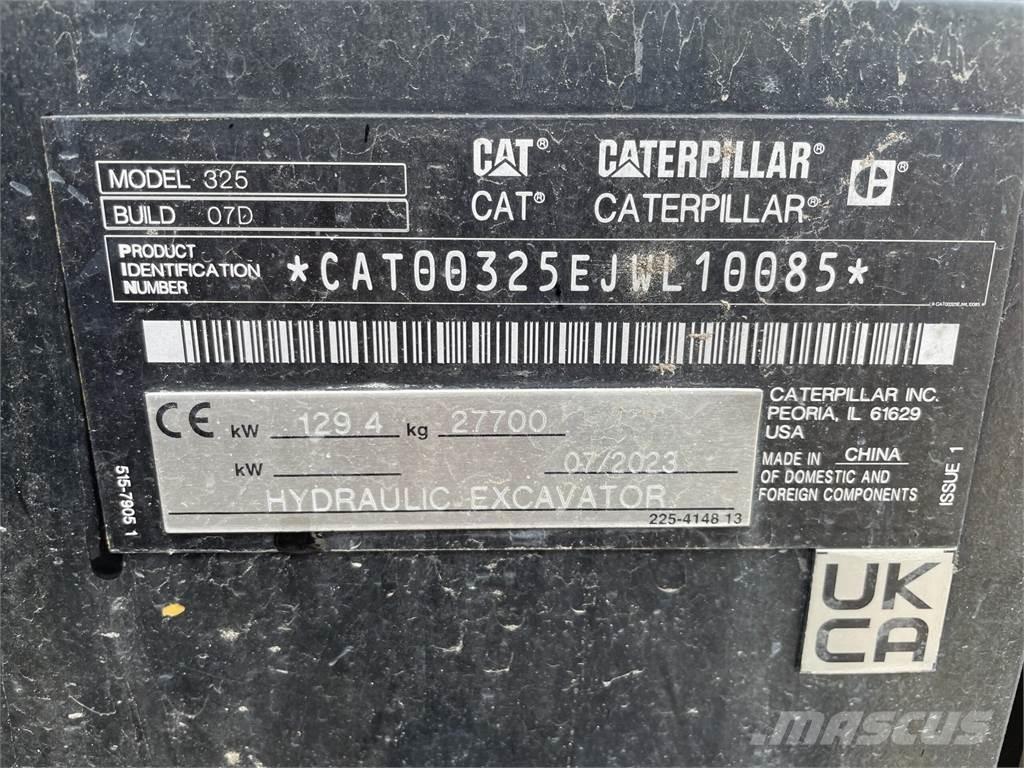 CAT 325 Pásová rýpadla