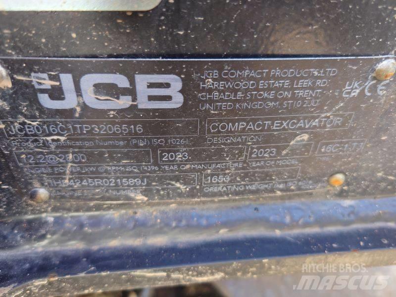 JCB 16 C-1 Mini rýpadla < 7t