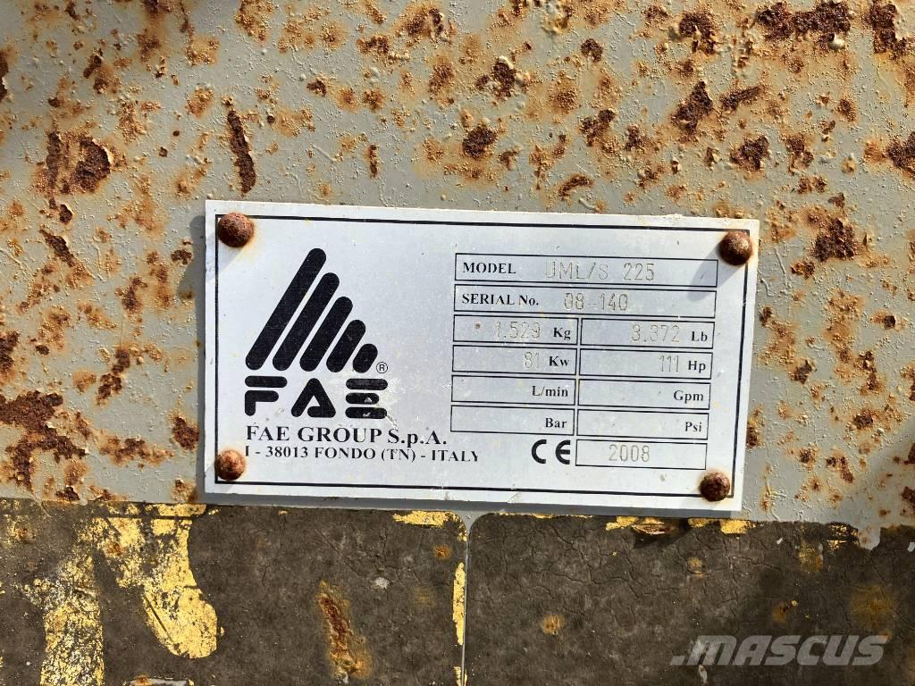 FAE UML/S 225 Rotační brány a půdní frézy