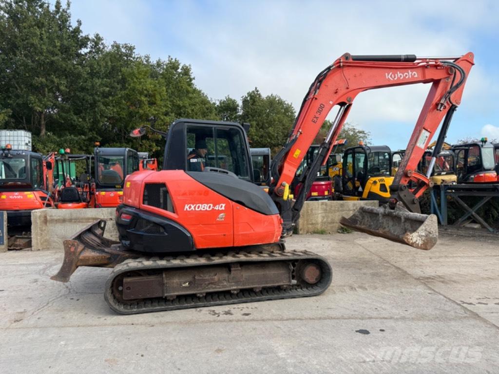 Kubota KX 080-4 Midi rýpadla 7t - 12t