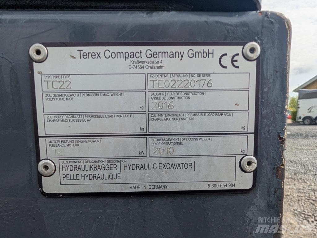 Terex TC 22-2 Pásová rýpadla