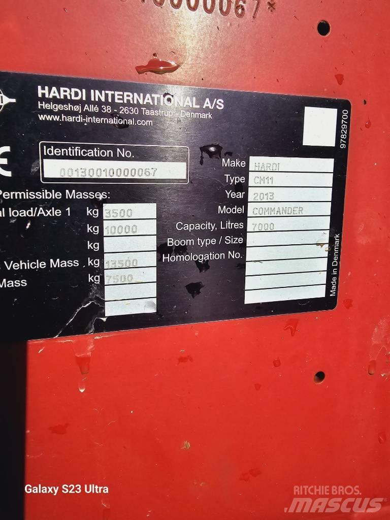 Hardi Commander 7000 Tažené postřikovače