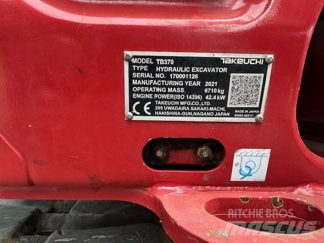 Takeuchi TB 370 Midi rýpadla 7t - 12t