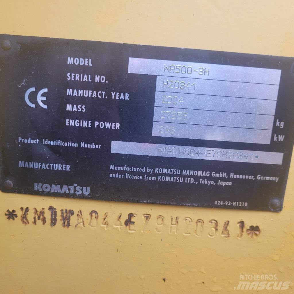 Komatsu WA500 Kolové nakladače
