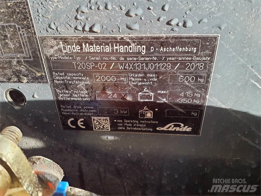 Linde T20SP kurz Nízkozdvižný vozík