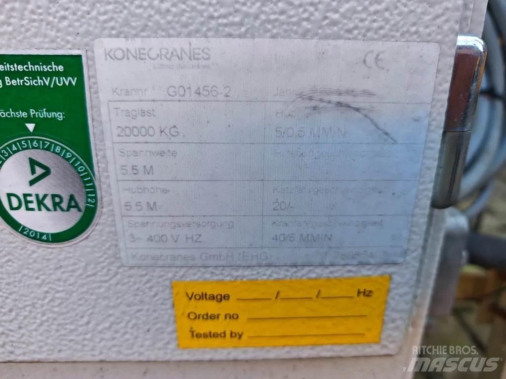 Konecranes 20 Ton Mostové a portálové jeřáby