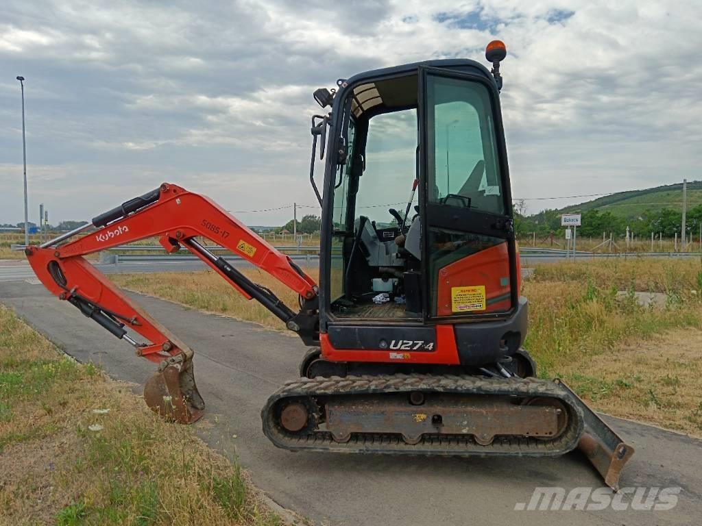 Kubota U 27-4 Mini rýpadla < 7t