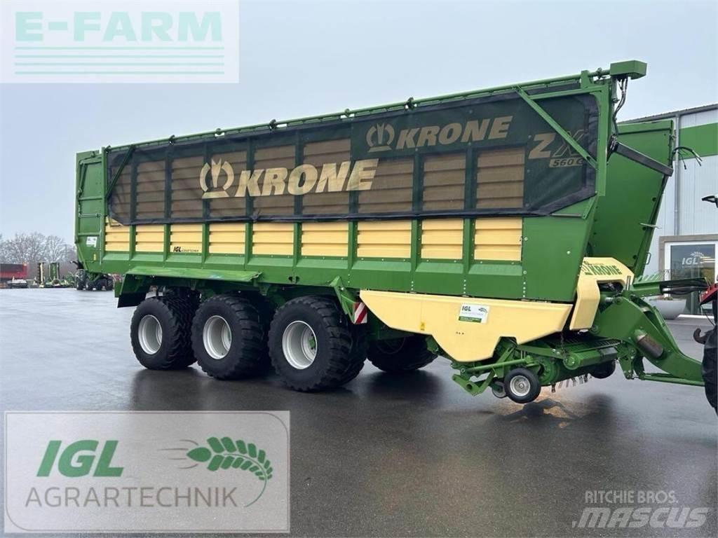 Krone zx 560 gl Obilné návěsy