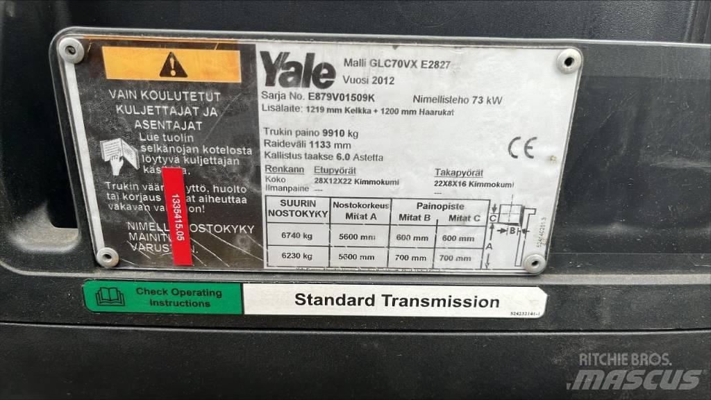Yale GLP 70 GC LPG vozíky