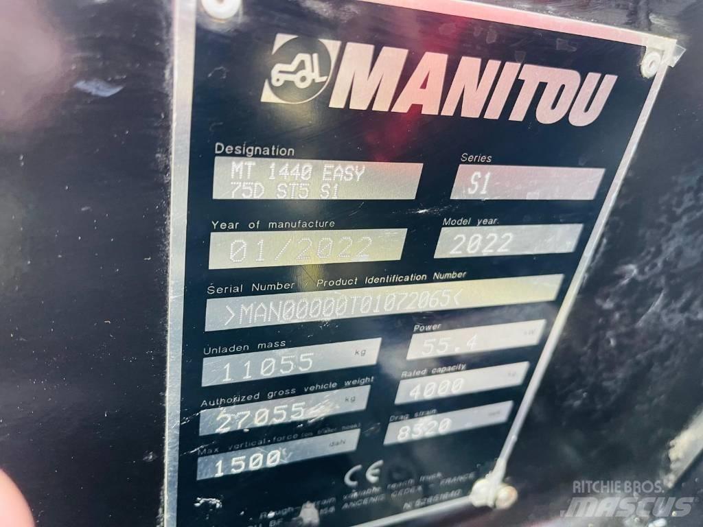 Manitou MT 1440 Easy Teleskopické manipulátory