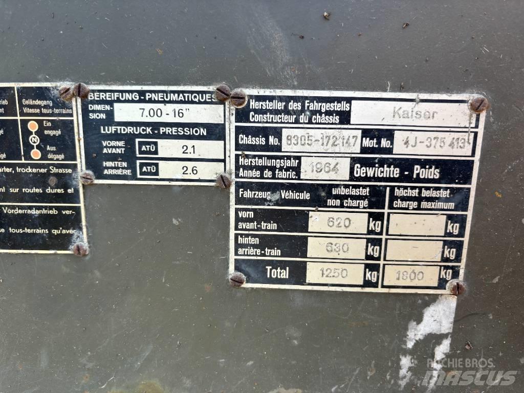Jeep CJ 5 Kaiser Osobní vozy