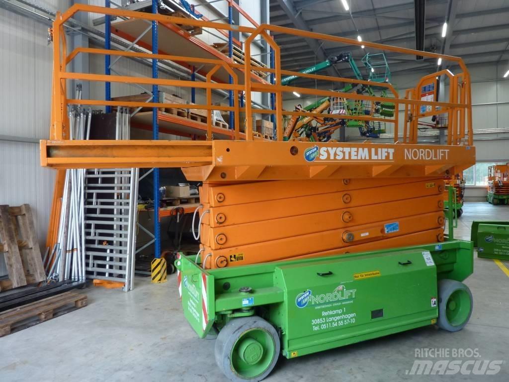 HAB S 152 10 E2WD Nůžková zvedací plošina