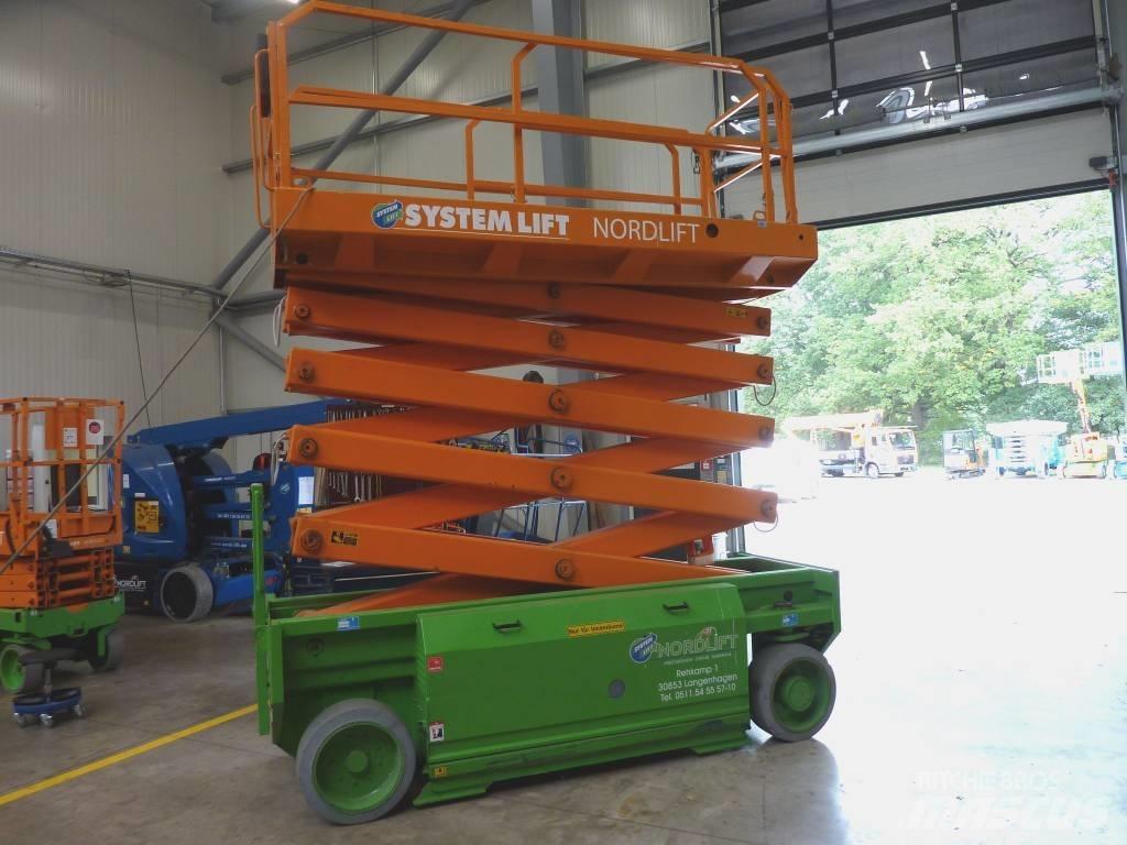 HAB S 152 10 E2WD Nůžková zvedací plošina