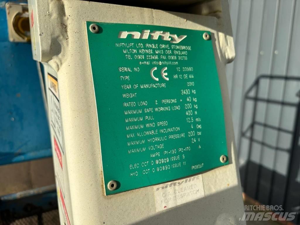 Niftylift HR 12 Kloubové plošiny