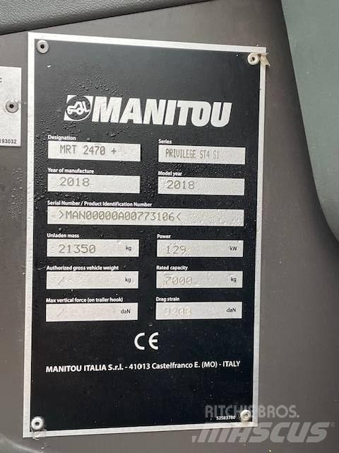 Manitou MRT2470 Teleskopické manipulátory