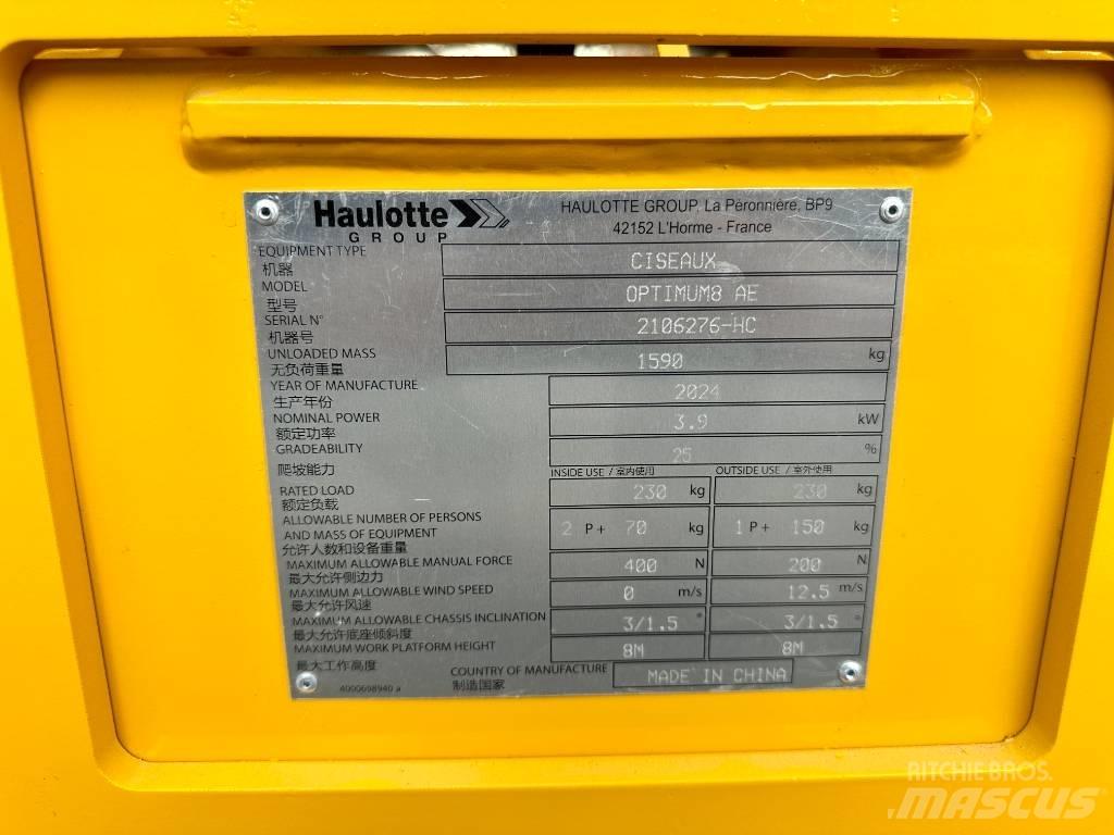 Haulotte OPTIMUM 8 Nůžková zvedací plošina