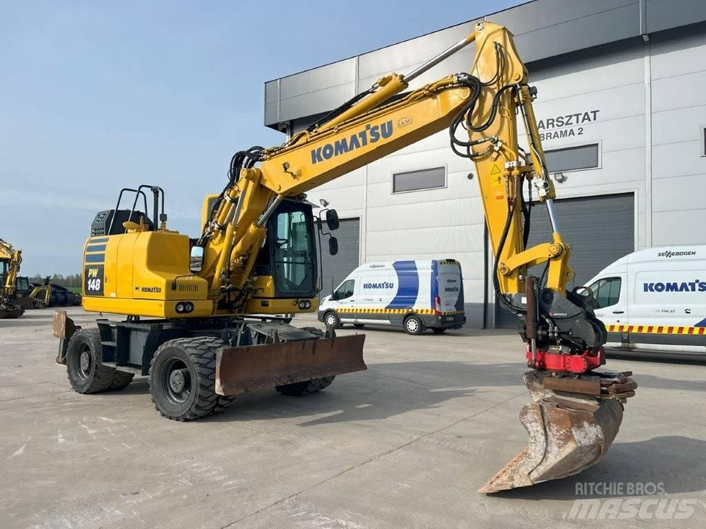 Komatsu PW 148-11 Kolová rýpadla