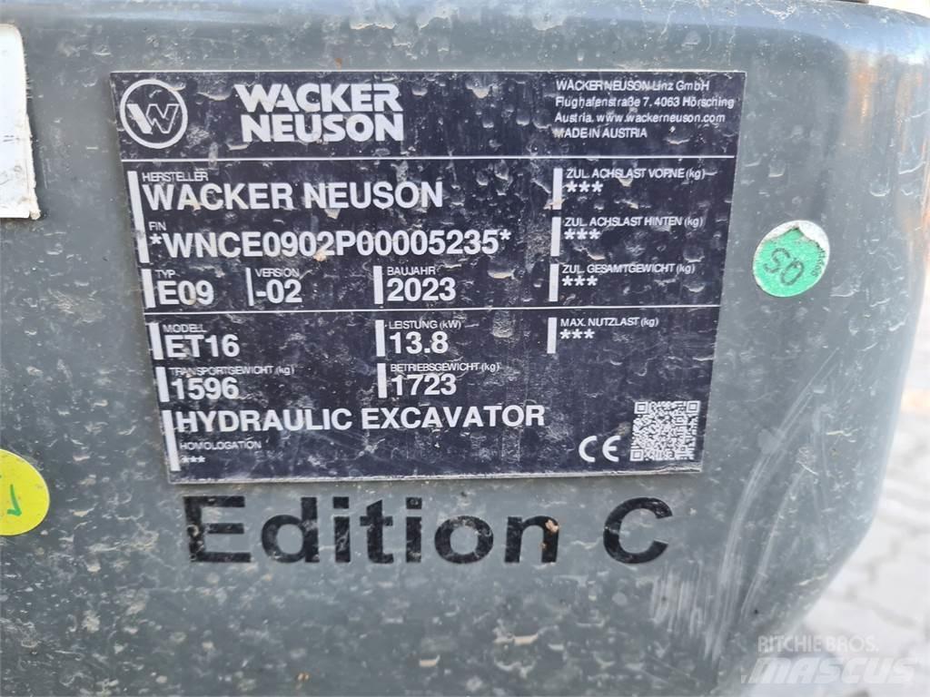 Wacker Neuson ET16 Pásová rýpadla