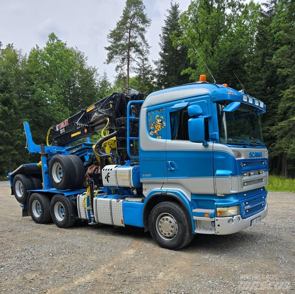 Scania R 620 Vozy na přepravu kmenů