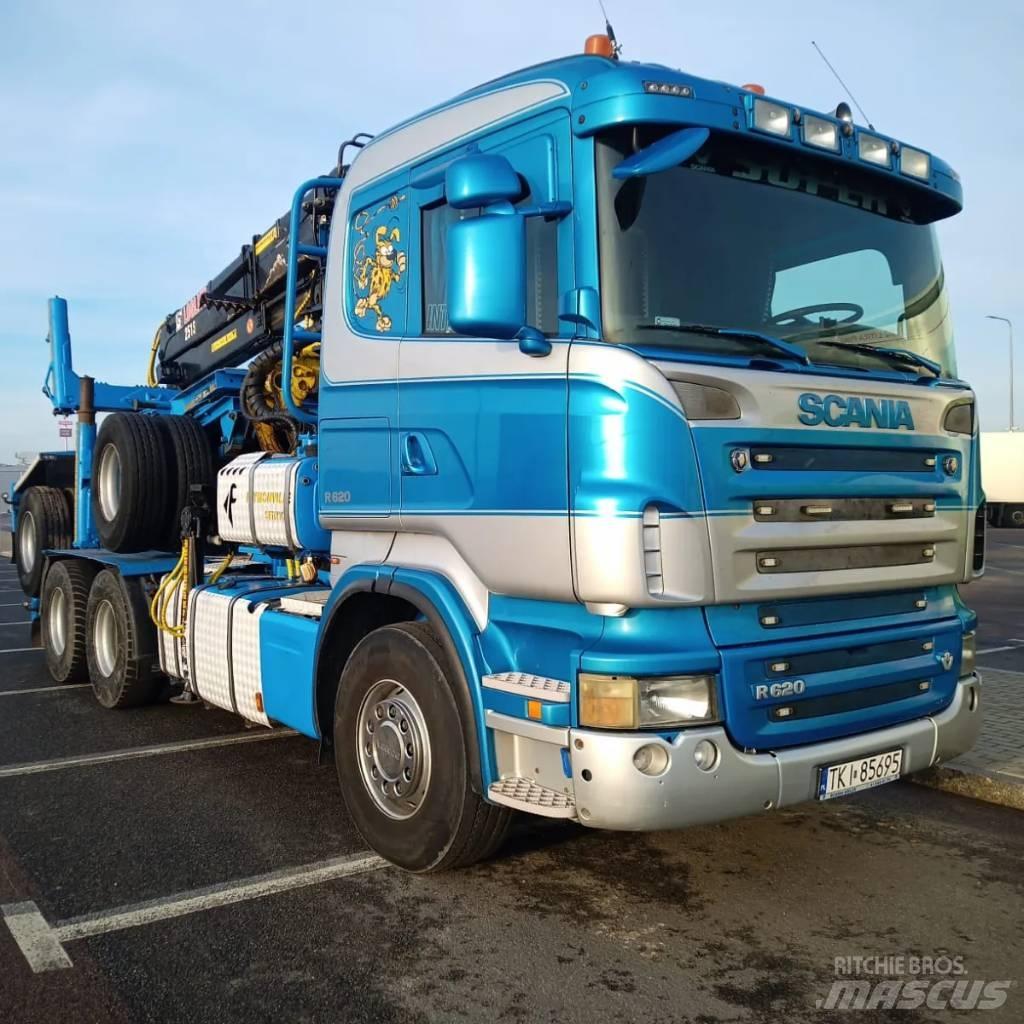 Scania R 620 Vozy na přepravu kmenů
