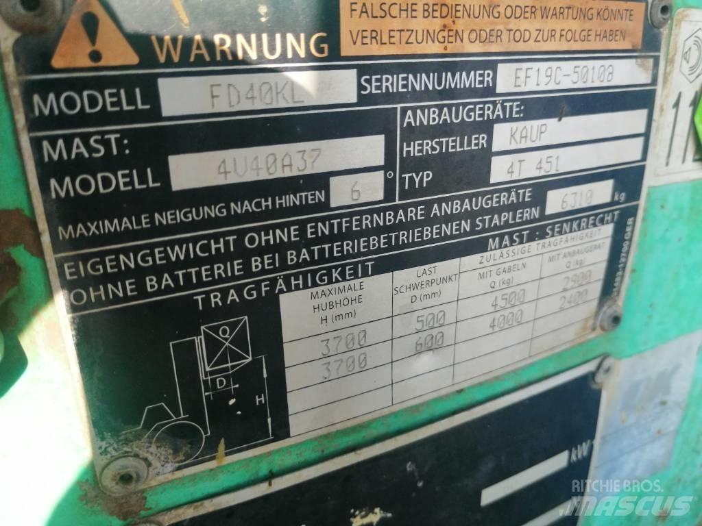 Mitsubishi FD40 Dieselové vozíky