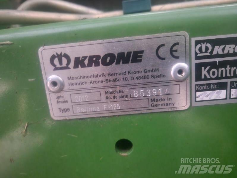 Krone Bellima F125 Lis na válcové balíky
