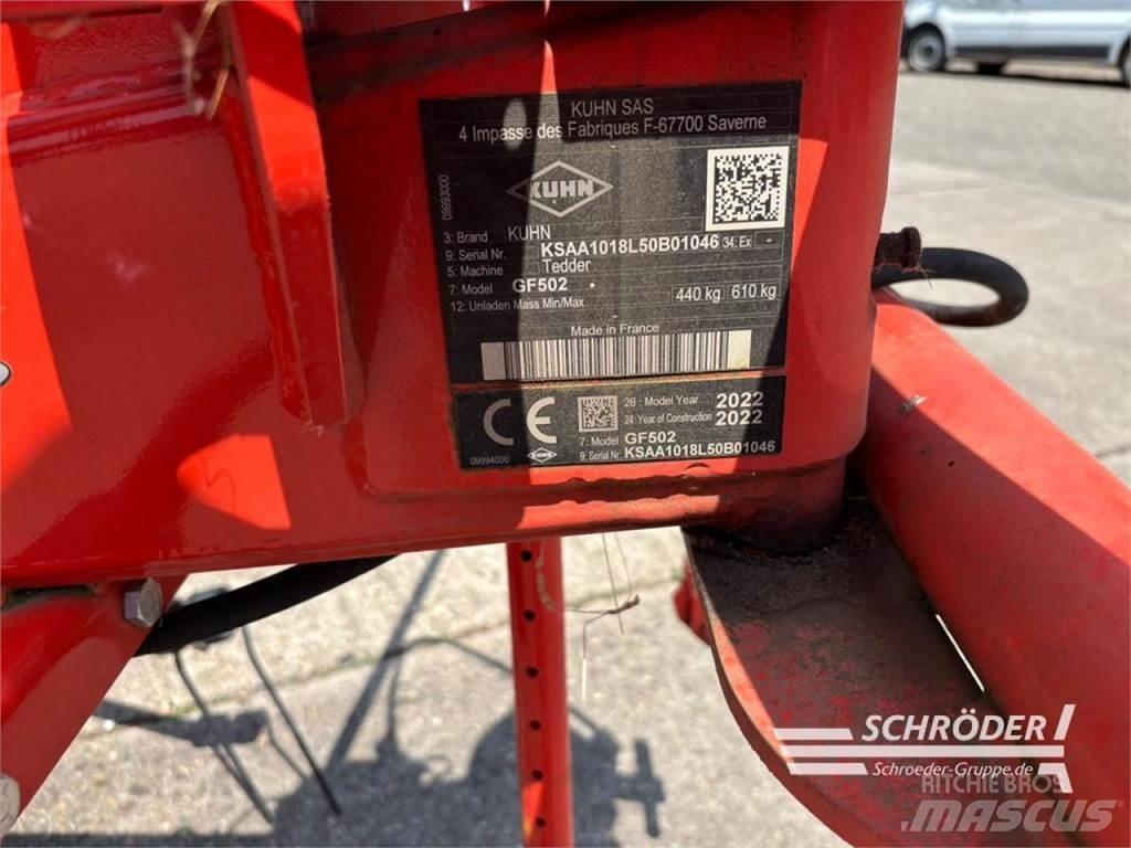 Kuhn GF 502 Obraceče a shrabovače sena