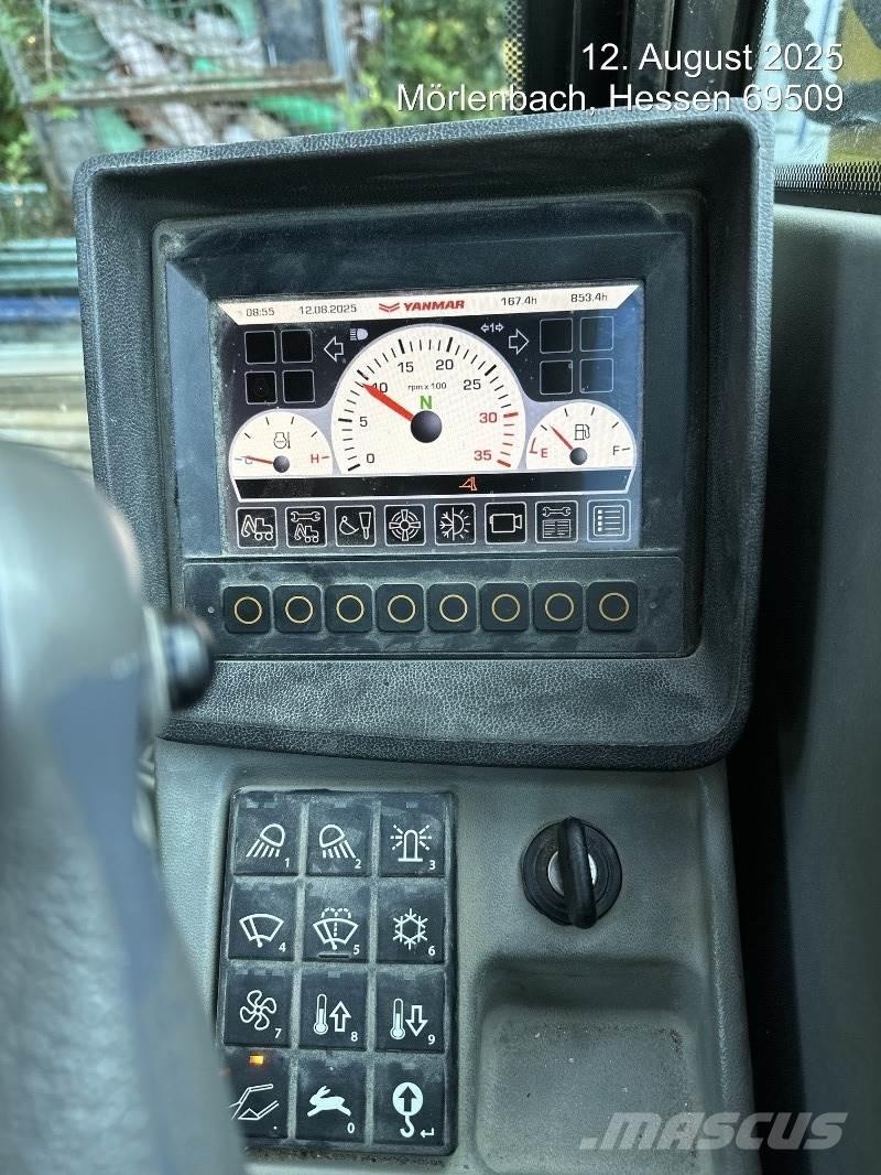 Yanmar B75W Kolová rýpadla