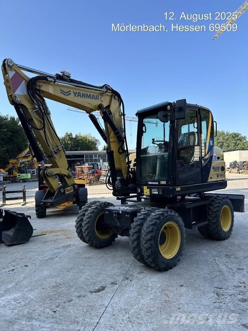 Yanmar B75W Kolová rýpadla