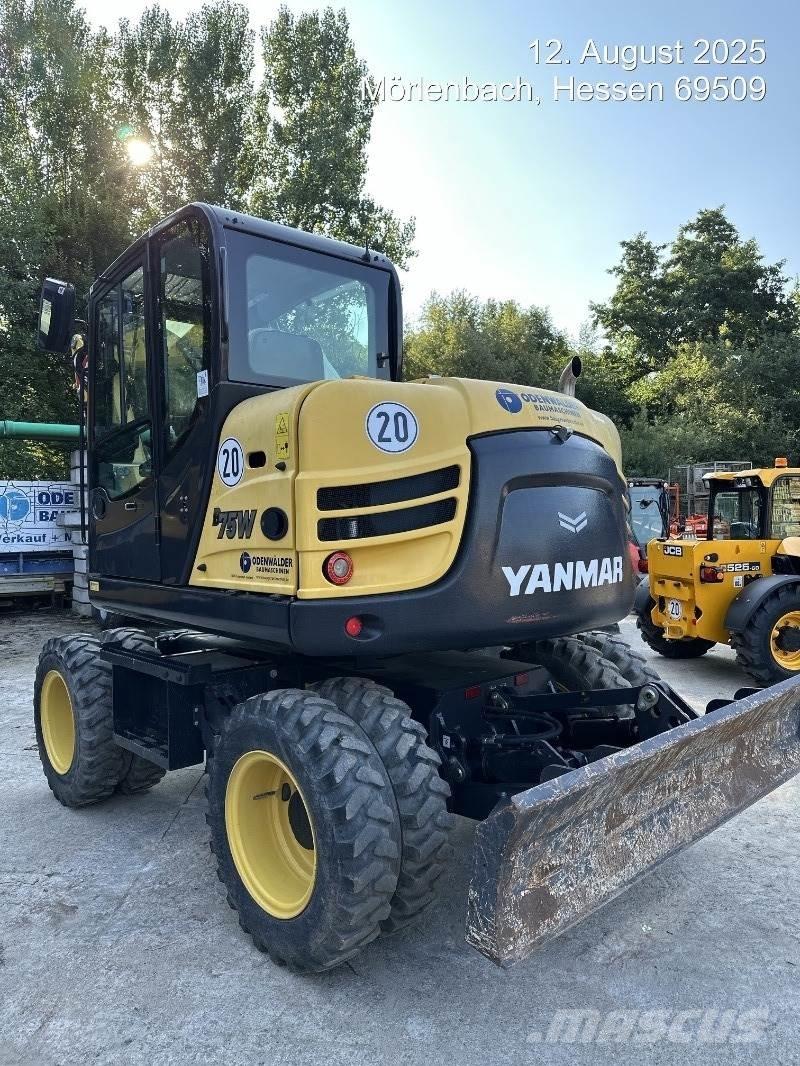 Yanmar B75W Kolová rýpadla