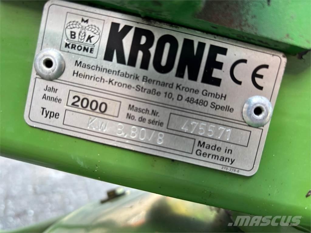 Krone KW 8.80/8 Obraceče a shrabovače sena
