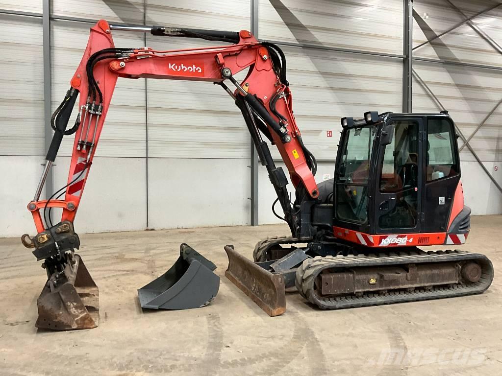 Kubota KX 080-4 Midi rýpadla 7t - 12t