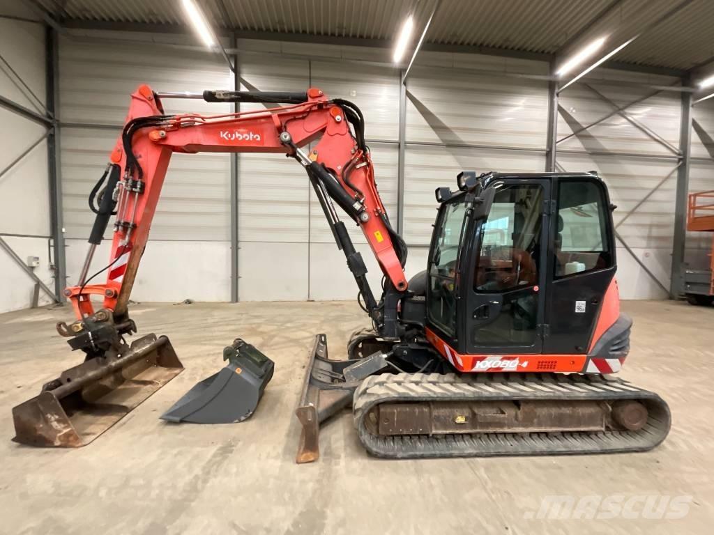 Kubota KX 080-4 Midi rýpadla 7t - 12t