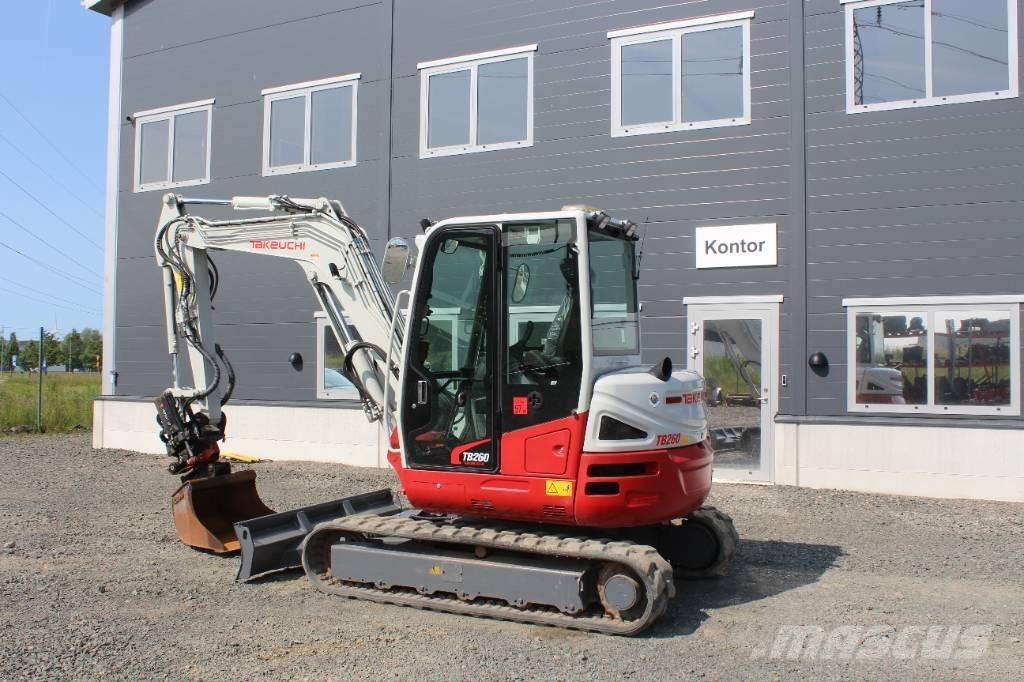 Takeuchi TB 260 Mini rýpadla < 7t