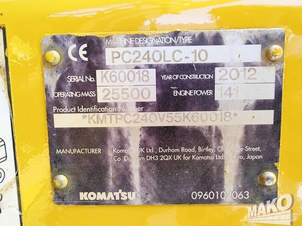 Komatsu PC 240 Pásová rýpadla