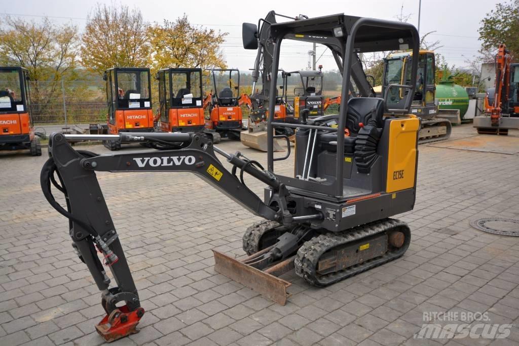 Volvo EC 15 E Mini rýpadla < 7t