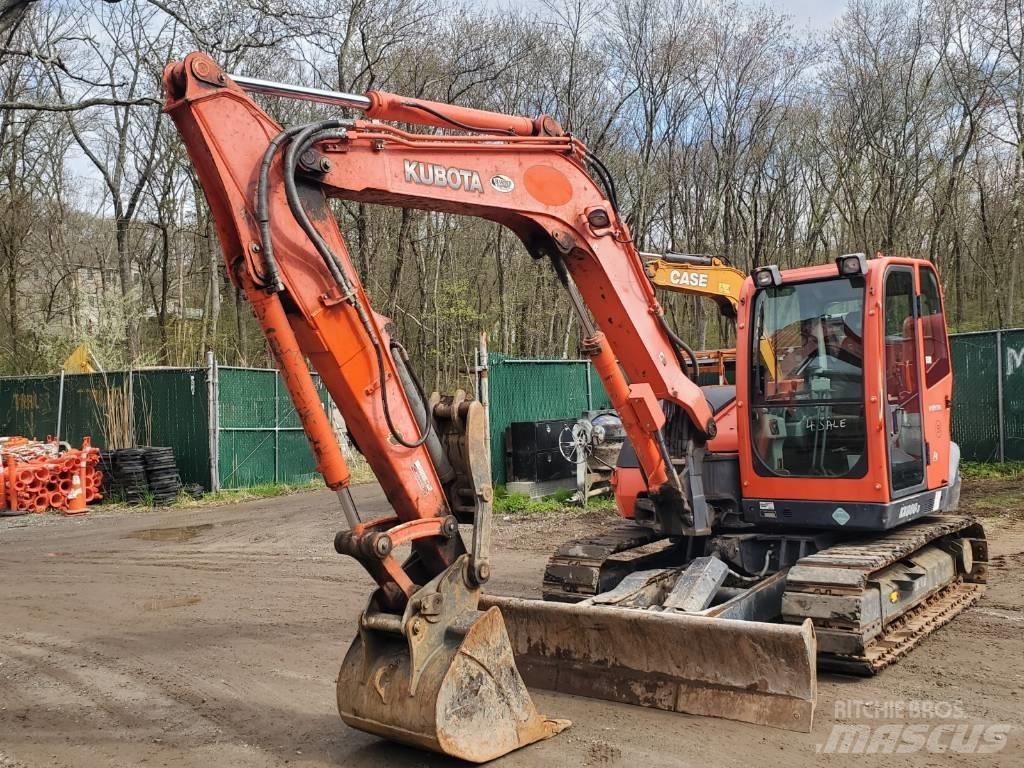 Kubota KX080-3 Pásová rýpadla