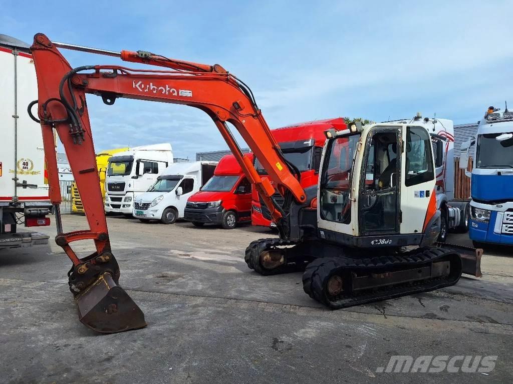 Kubota KX080 Midi rýpadla 7t - 12t